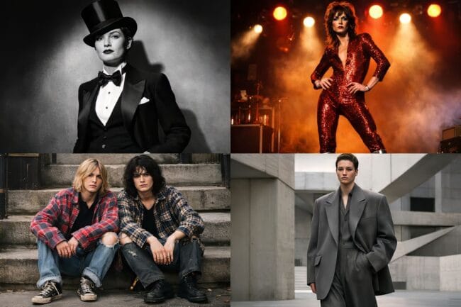 Century of Fashion — unisex clothing dissolving binaries and expressing individuality