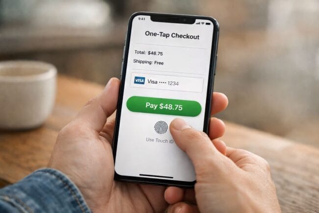 Smartphone prompt guiding user decision