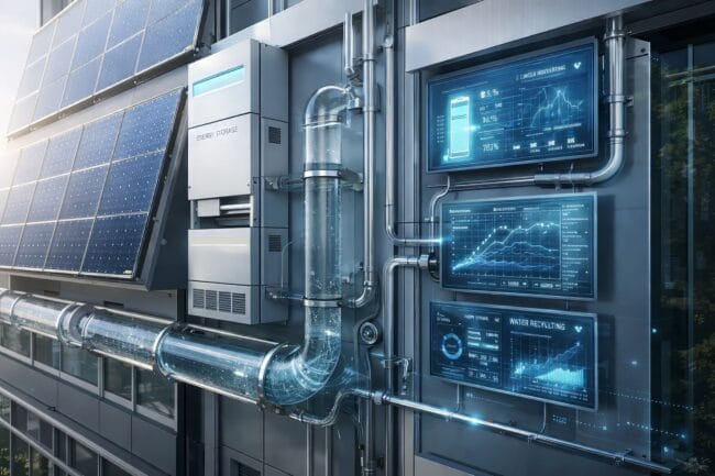 Clean Cities 2026 — digital interfaces managing energy, water, and materials for maximum metabolic efficiency